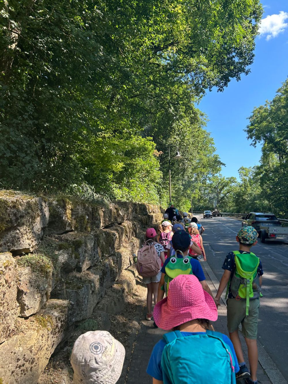 Durch die Klinge laufen