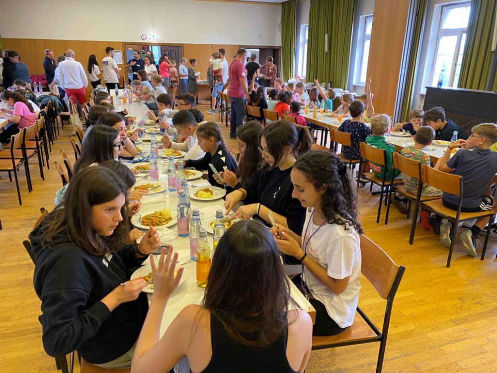  Essen im Wimpinasaal