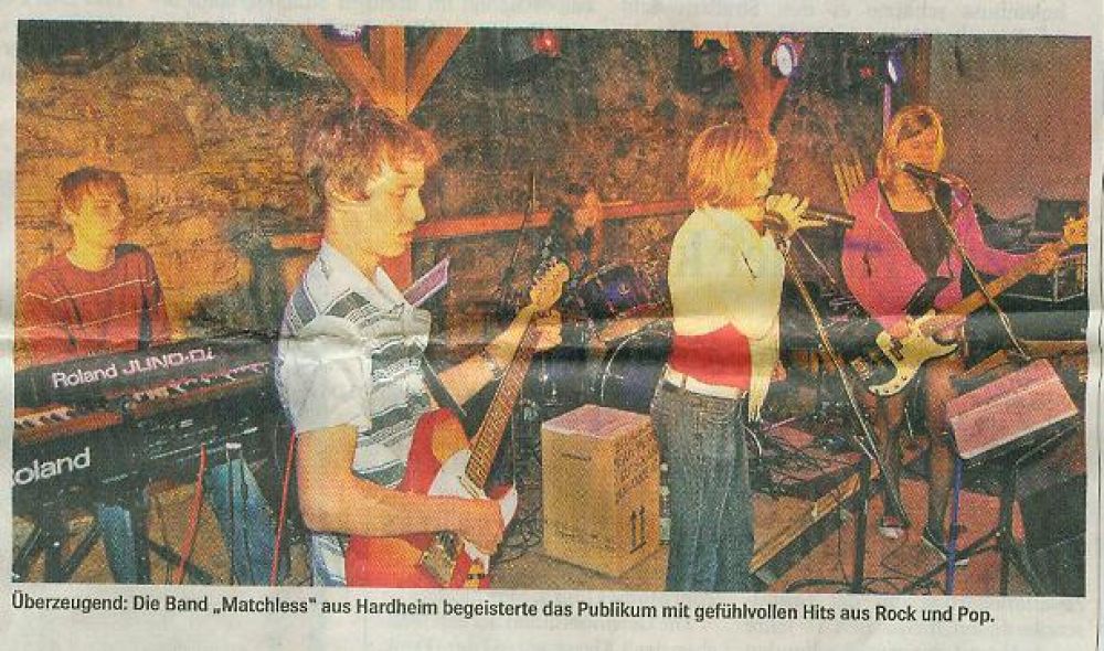 2010 Rock im Museumshof mit der Gruppe Matchless