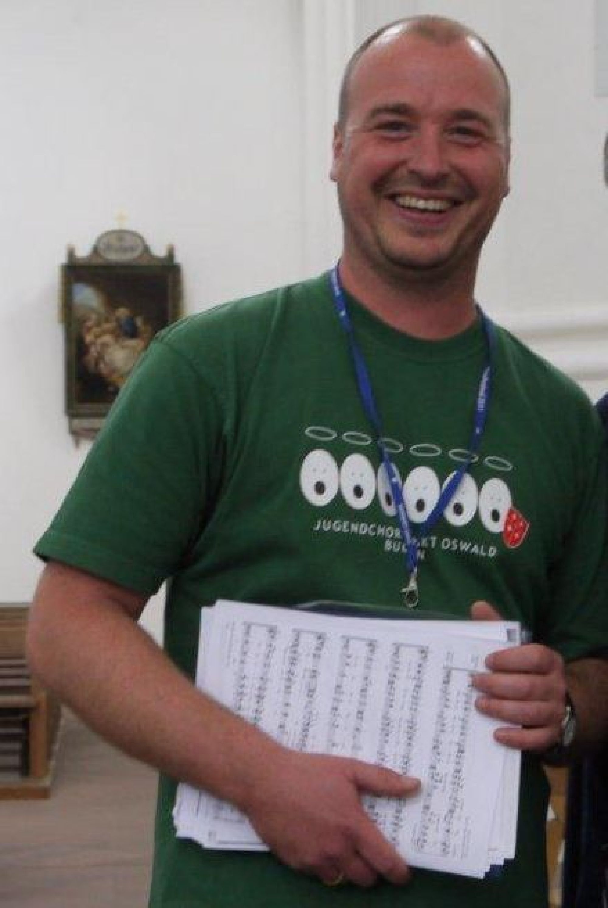 Horst Berger als Jugendchorleiter