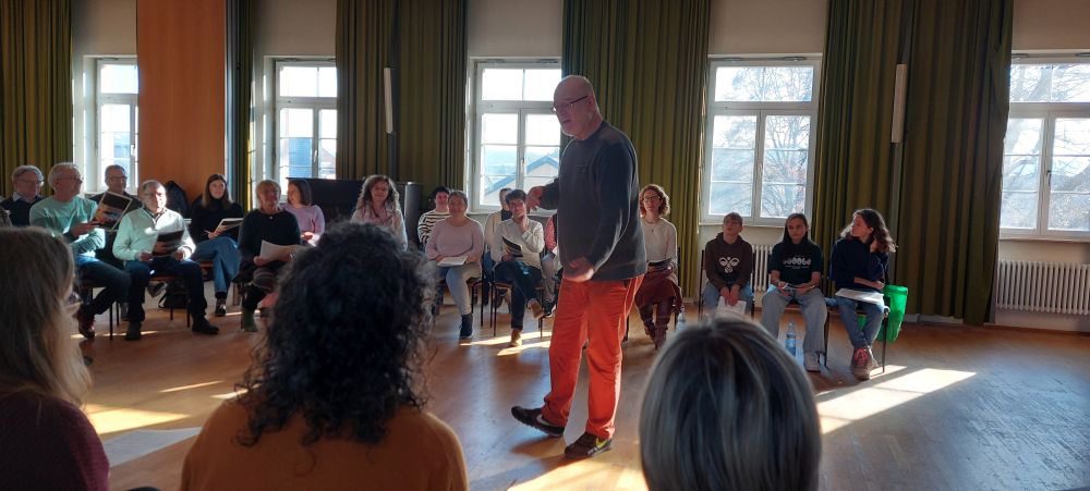Beim Gospelworkshop