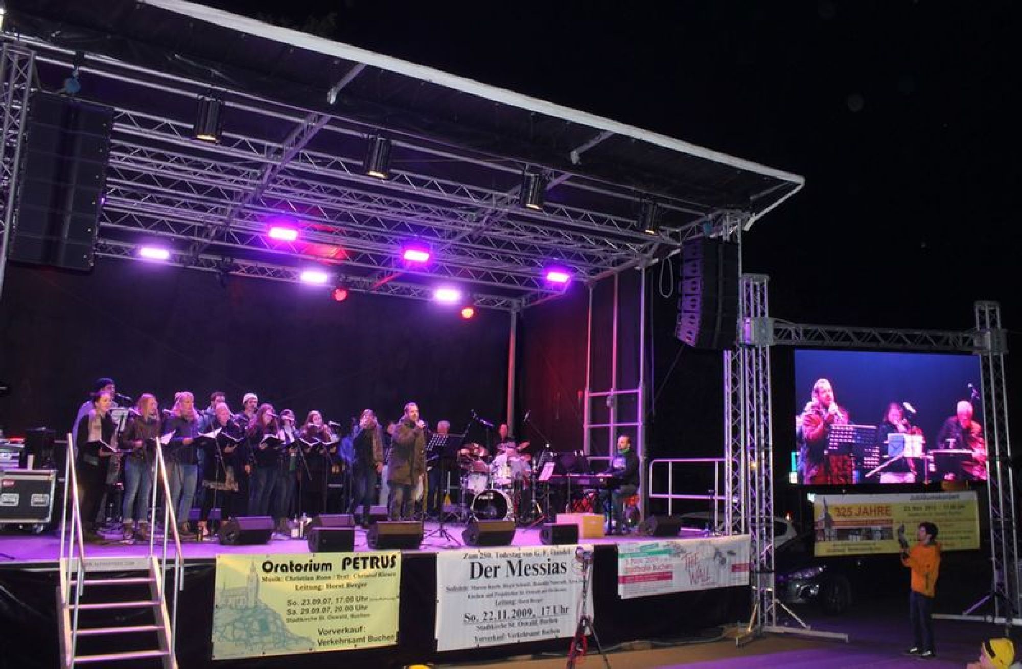 Zwibbelclub 2.0 bei der Chorparty am Abend