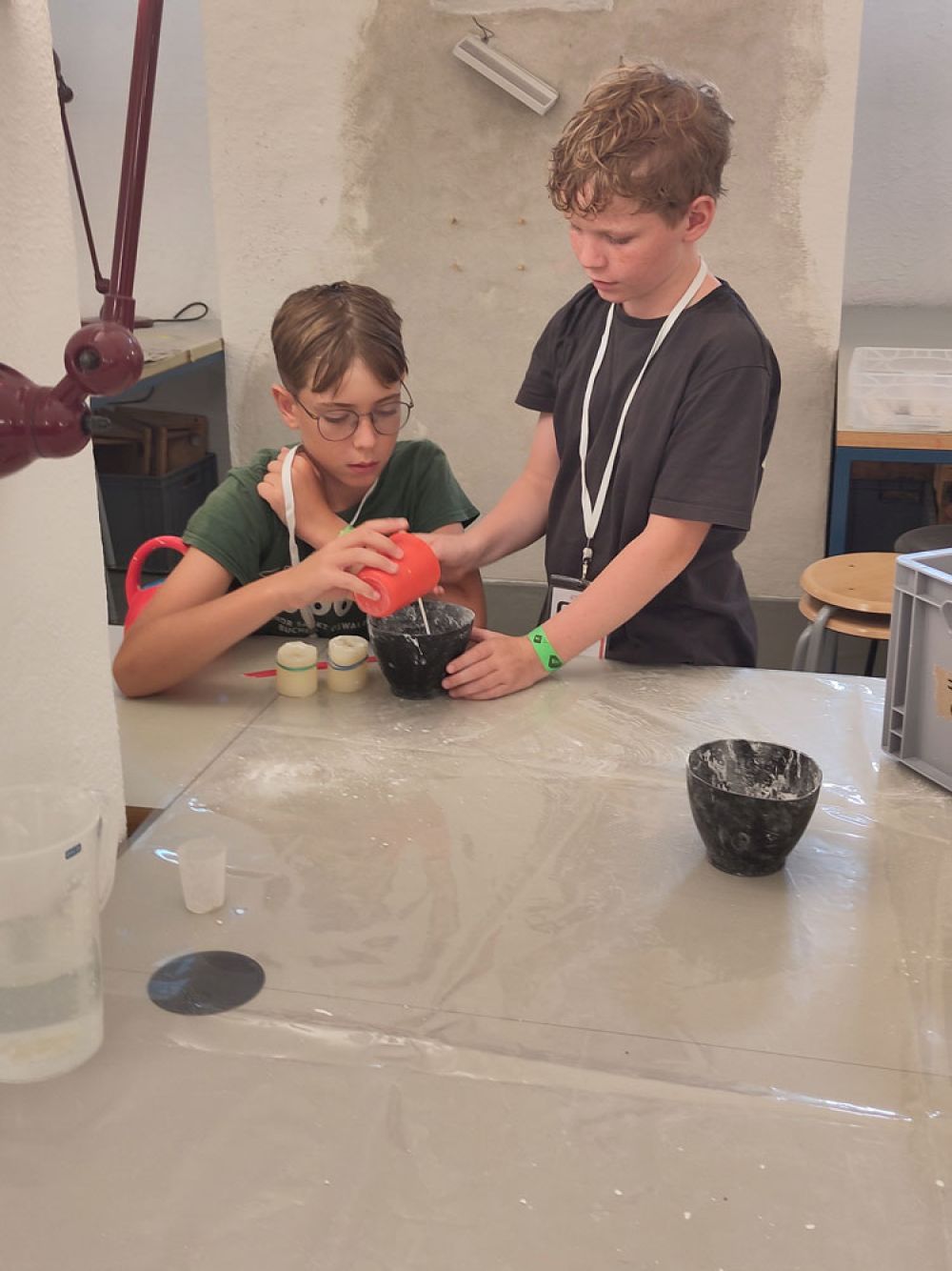 Jugendchor in München beim Tonen