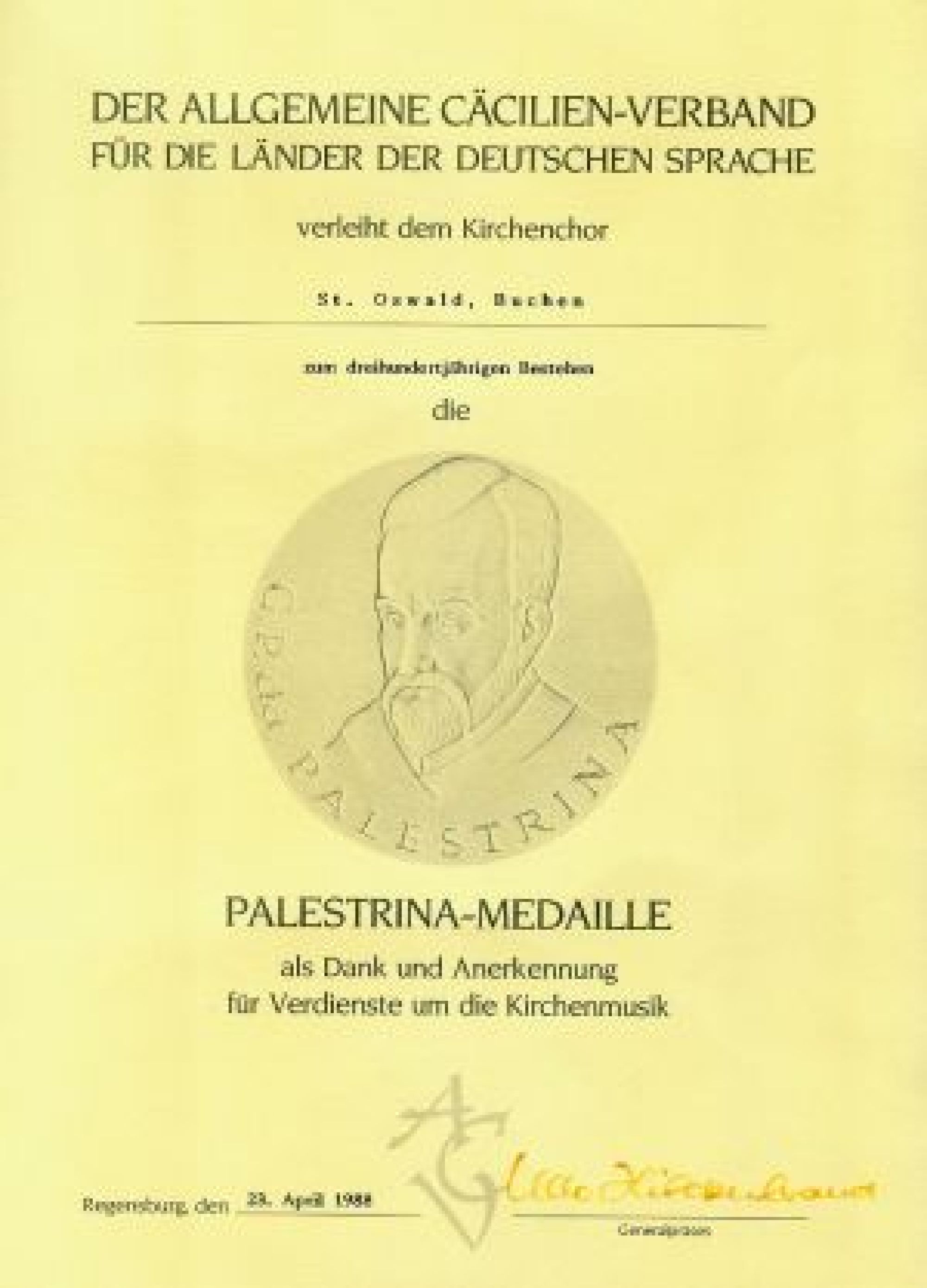 Palestrina Medaille