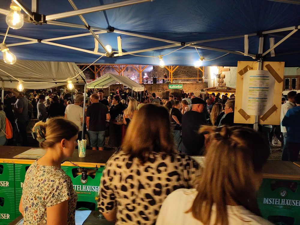 Vorsommerfest von der Bar aus