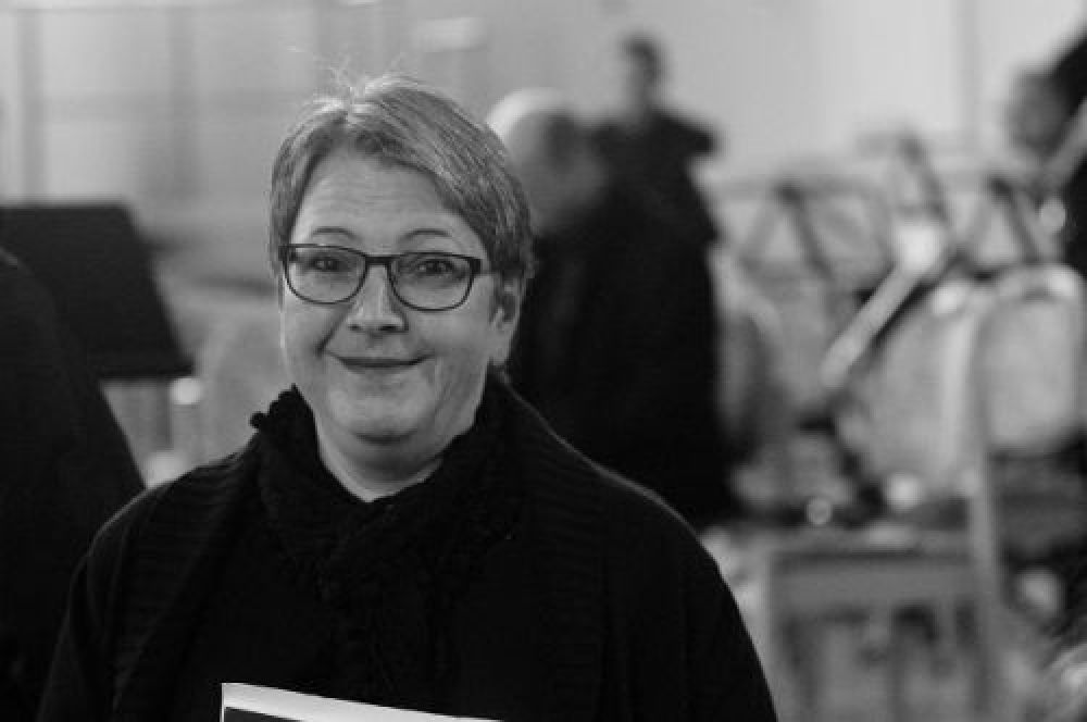 Schwarzweiß Bild von einer Frau