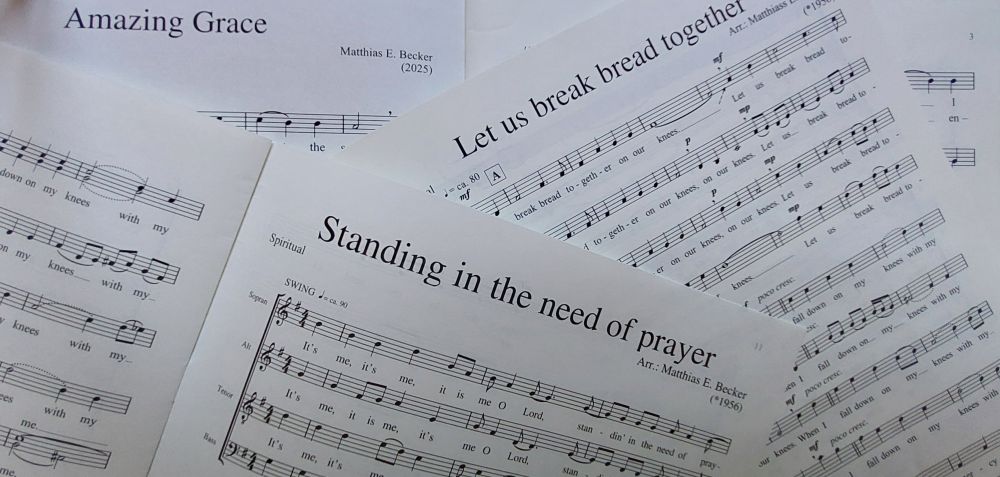 Die geprobten Lieder