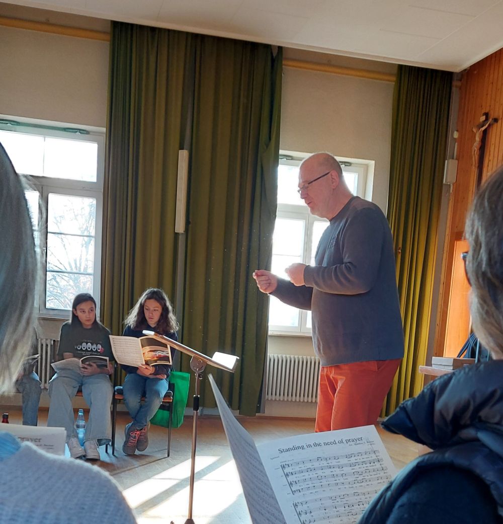 Beim Gospelworkshop