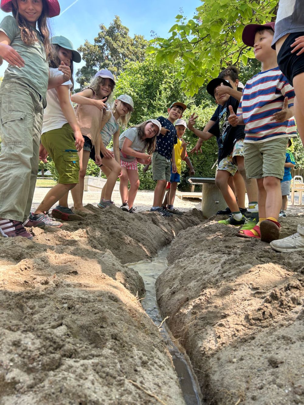 Auf dem Klingespielplatz